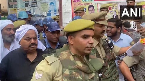 Gangster-turned-politician Atiq Ahmed in PrayagraJ.