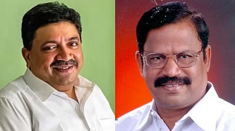 State Finance Minister Palanivel Thiyaga Rajan; Vice president of BJP Tamil Nadu V P Duraisamy