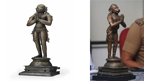 Hanuman metal idol
