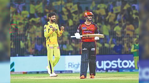 Ravindra Jadeja sizzled for CSK