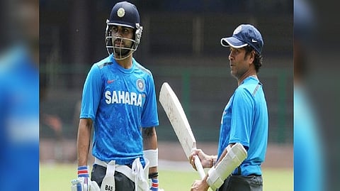 Sachin Tendulkar and Virat Kohli