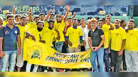 Chennai Super Kings fans