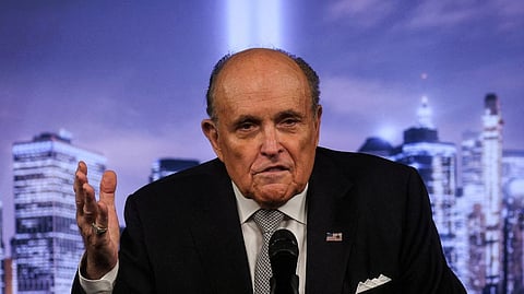 Former New York City Mayor Rudy Giuliani