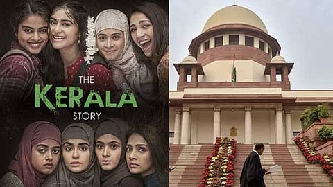 (L-R): The Kerala Story poster; Supreme Court