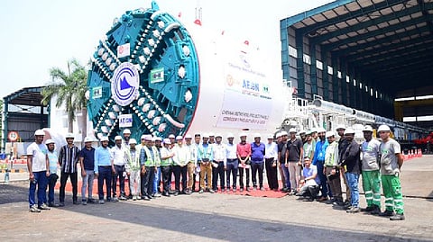 CMRL tests tunnel boring machine for underground line in Corridor 4