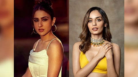(L) Sara Ali Khan; Manushi Chhillar (R)