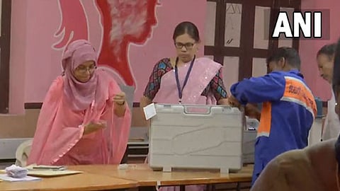 EVMs and VVPATs being sealed and secured at polling booths in Kalaburagi