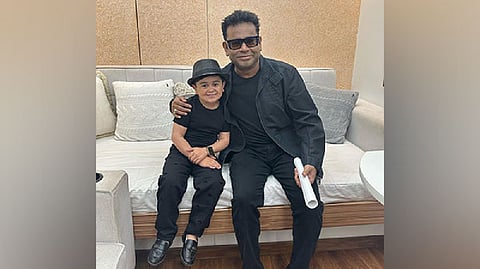 AR Rahman with Abdu Rozik