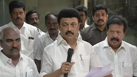 Chief Minister MK Stalin