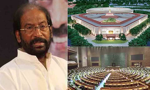 Tiruchy Siva; New Parliament building