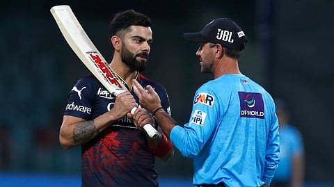 RCB won the toss and chose to bat against Delhi Capitals