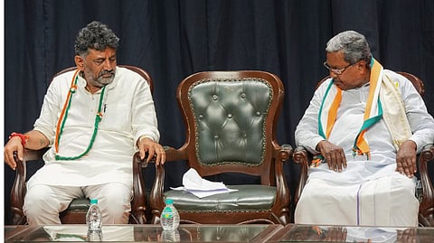 DK Shivakumar and Siddaramaiah