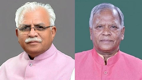 Haryana Chief Minister Manohar Lal Khattar; Ambala MP Rattan Lal Kataria