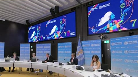 Media briefing of World Health Organisation (WHO) being held on Thursday
