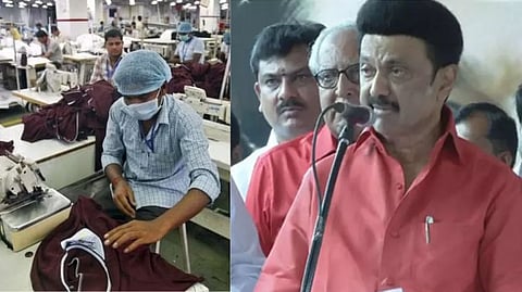 Tamil Nadu Chief Minister MK Stalin (left)