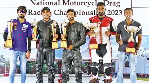Hemanth achieves double in drag racing