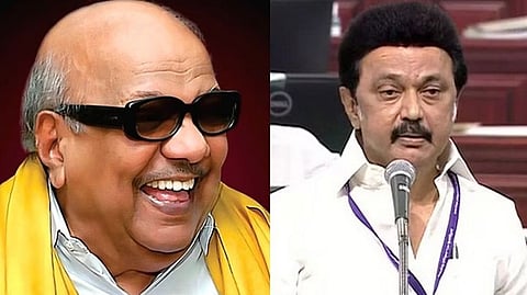 M Karunanidhi; MK Stalin