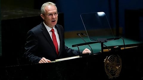 UN General Assembly President Csaba Korosi