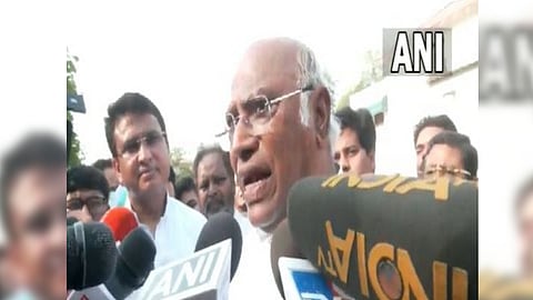 Congress president Mallikarjun Kharge in Bengaluru
