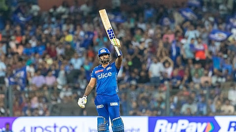Suryakumar Yadav scores 103 runs off 49 balls.