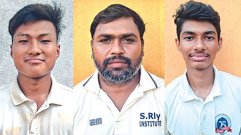 (L to R) Arjun Thapa, Sudhakar and Md. Rayhaan Syed