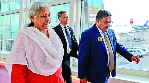 India?s Finance Minister Nirmala Sitharaman