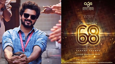 Vijay; 'Thalapathy 68' announcement poster