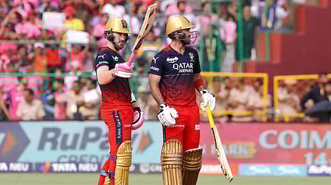 RCB scores 171/5 against RR