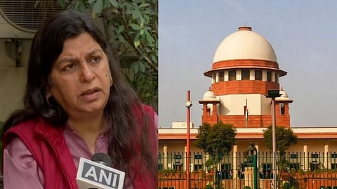 Advocate Geeta Luthra (left); Supreme Court of India