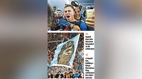 Napoli clinches Serie A title, its first in 33 years