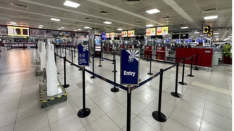 Visual from Delhi airport