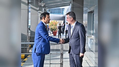 Arindam Bagchi welcomes Israel Foreign Minister Eli Cohen