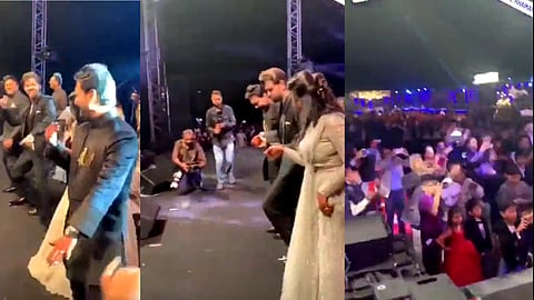 Screengrab from the video