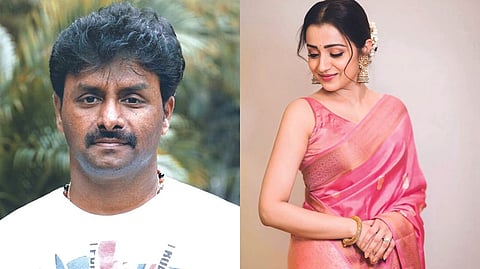 Director Gaurav Narayanan; Trisha Krishnan