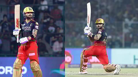 Virat Kohli in action.