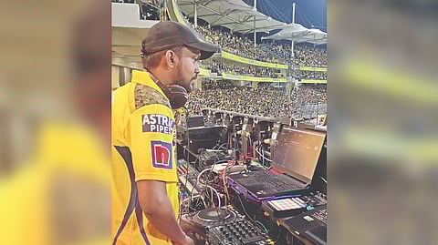 DJ Zen during a match