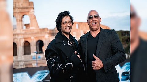 Ali Fazal and Vin Diesel