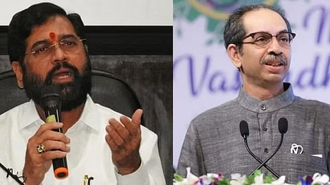 Eknath Shinde and Uddhav Thackeray.