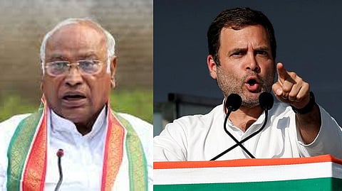 Kharge; Rahul Gandhi