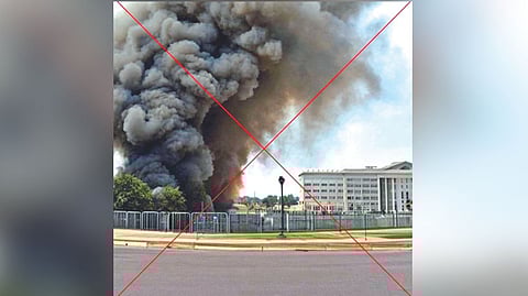 A digital investigator debunked the image by pointing out traits commonly found in images produced by AI.