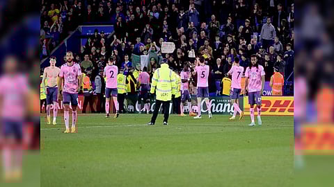 Everton after their draw with Leicester City
