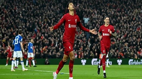 Cody Gakpo celebrating a goal