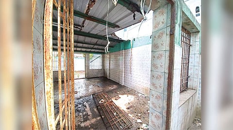 The dilapidated community centre on Stringer Street in Egmore