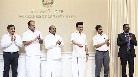 TN CM Stalin lays the foundation stone for Porunai Museum.