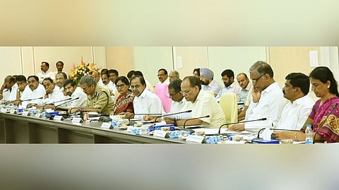 KCR at Cabinet Meeting