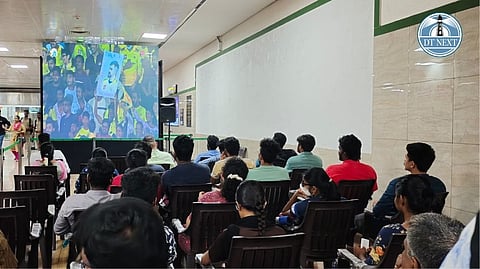 Visual from Thirumangalam Metro station.