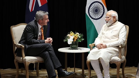 AustraliaSuper CEO Paul Schroder and Prime Minister Narendra Modi