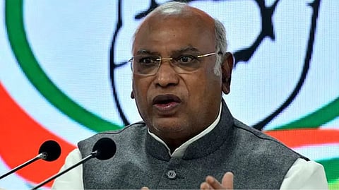 Congress president Mallikarjun Kharge