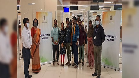 Indians evacuated from Sudan arrive in Kochi