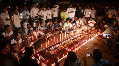 IYC holds candle-light march in support of protesting wrestlers